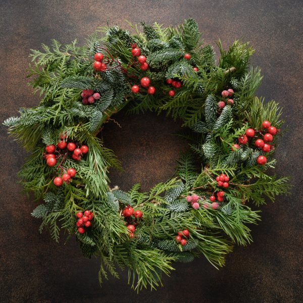 Red Xmas Wreath